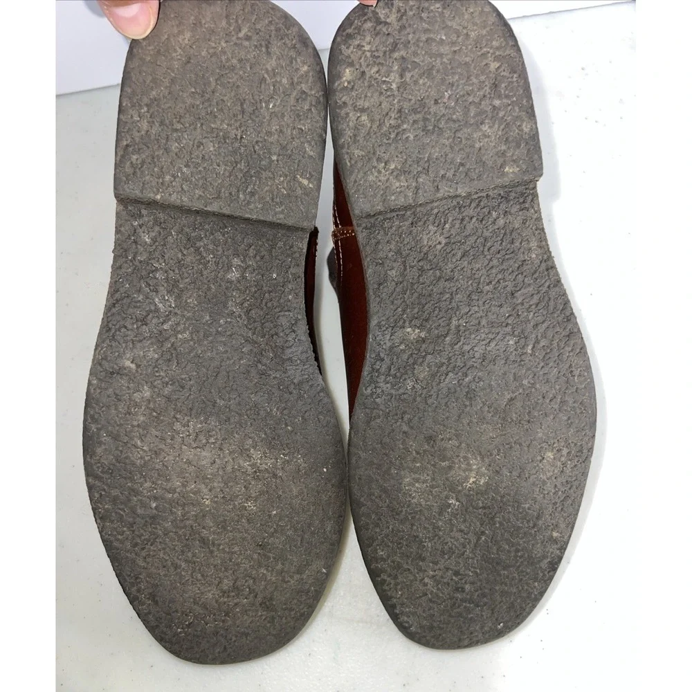 DEER STAGS Chelsea Boots Mens 8.5 M Rockland Brown Memory Foam Shoes
